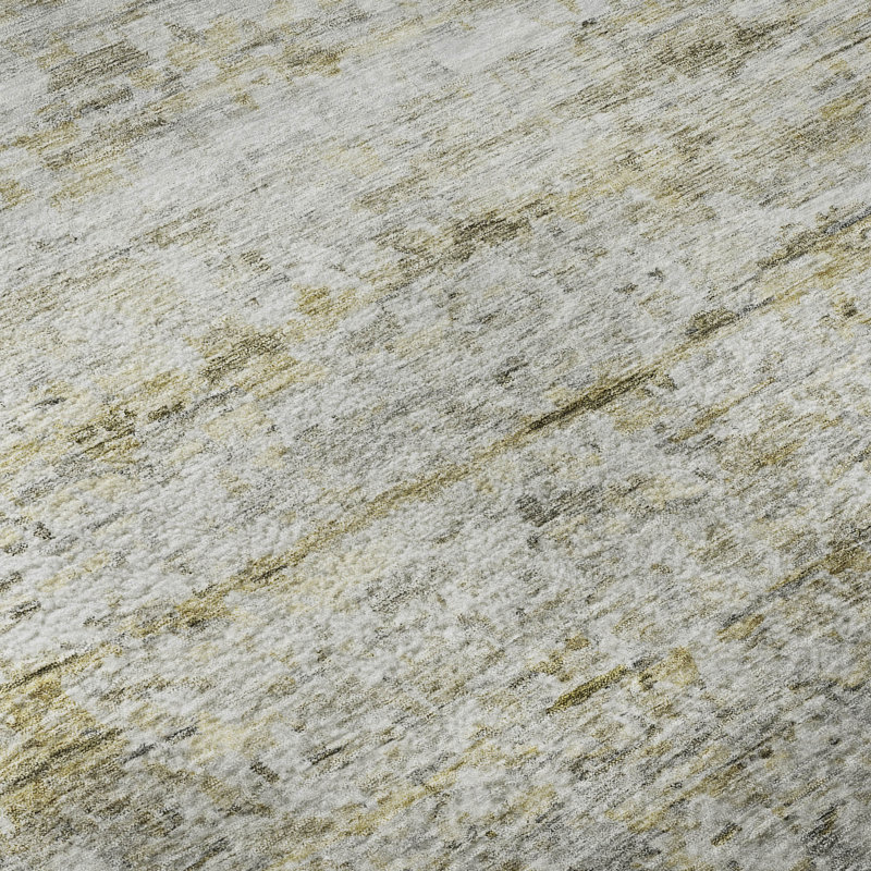 Tapis à rayures lavable à la machine Premium AMF1127, Rectangle 10 pi x 14 pi