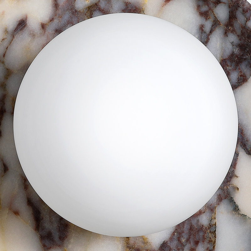 7.87" Modern Marble Wall Sconce