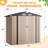 6.0 ft. W x 4 ft. D Metal Storage Shed-129068154