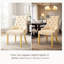 48cm H Tufted Velvet Upholstered Upholstered Back Side Chair-1038589394