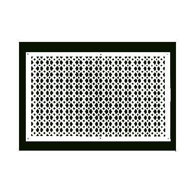 Grille murale en fonte d'aluminium