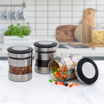 Airtight Food Storage Container for Kitchen Counter with Window