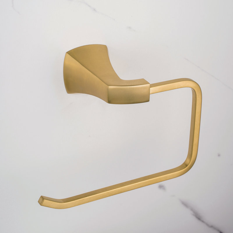 Cardania Towel Ring, Matte Gold