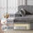 Oversized upholstered cloud bed with plush sofa deep seating-118377116