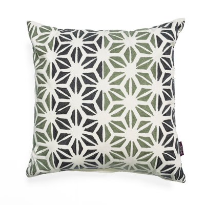Trellis Cotton Throw Pillow