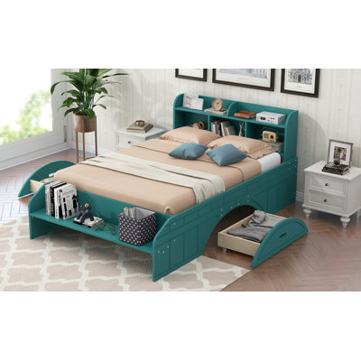 Full Size Platform Bed With 2 Drawers -  Red Barrel StudioÂ®, 3E3FE86401634E44B96271147448C3AE