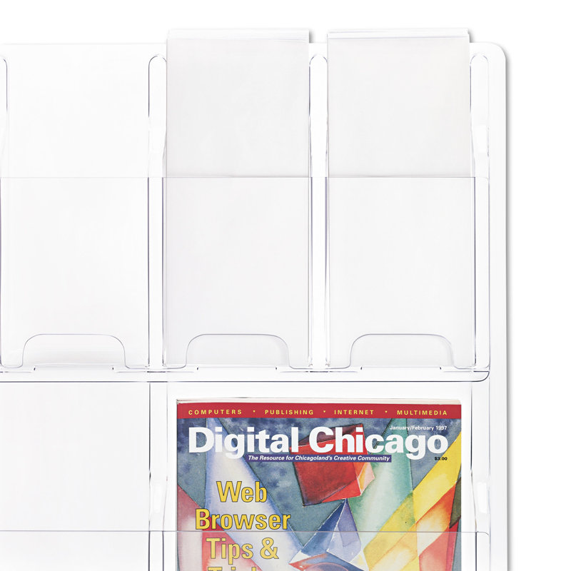 Reveal™ 27" H Brochure and Pamphlet Rack