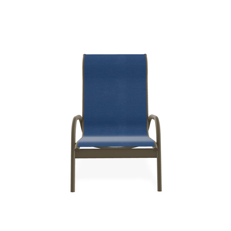 Gardenella Patio Chair, Cobalt, Beachwood