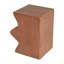 Table d'appoint MGO, ensemble de 2 tables d'appoint rectangulaires d'extérieur, tabourets de jardin décoratifs pour l'intérieur et l'extérieur, table d'appoint, table d'appoint de patio, table de bout emboîtable, imitation bois naturel-525682102