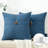 Textured Button Accent 18" Square Throw Pillow with Insert-1091343848-1091343849-1114759892