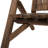 Outsunny 2-Seat Wooden Adirondack Chair, Patio Bench With Table, Outdoor Loveseat Fire Pit Chair For Porch, Backyard, Deck, Carbonized-1838115817
