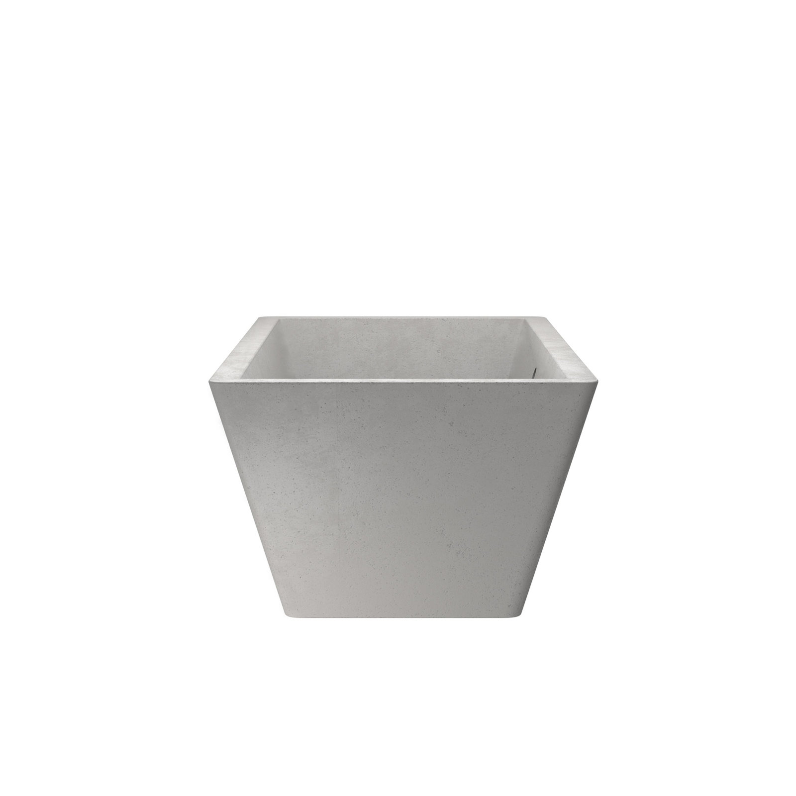 Mendocino NativeStone 66" Concrete Bathtub, Ash