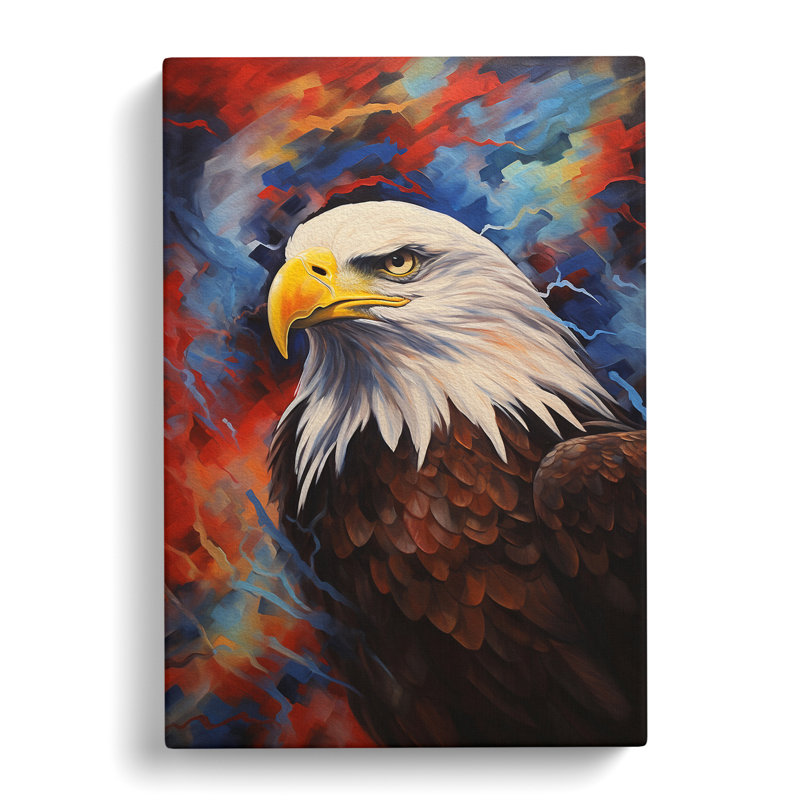 Eagle Modern - Wrapped Canvas Print, 50cm H x 35cm W x 3cm D