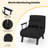 Folding 6 Position Convertible Sleeper Bed Armchair Lounge Couch with Pillow-1741862674