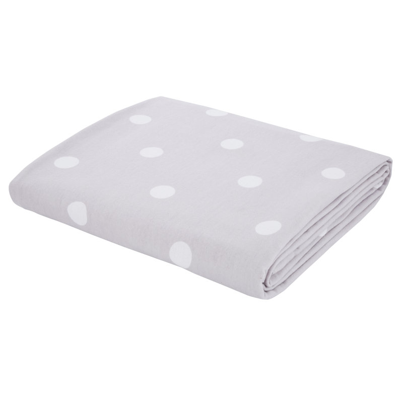 Brushed Polka Sheet Set, King, Natural
