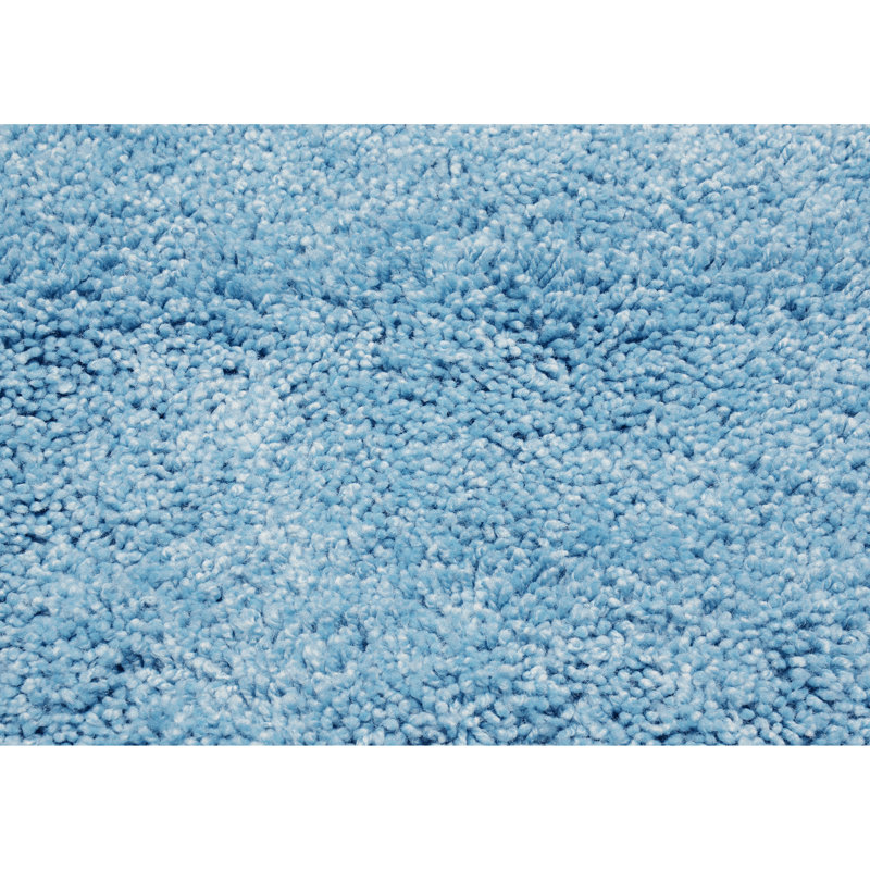 Treye Billie-Mae Nylon 2 Piece Bath Rug Set with Non-Slip Backing, Basin Blue