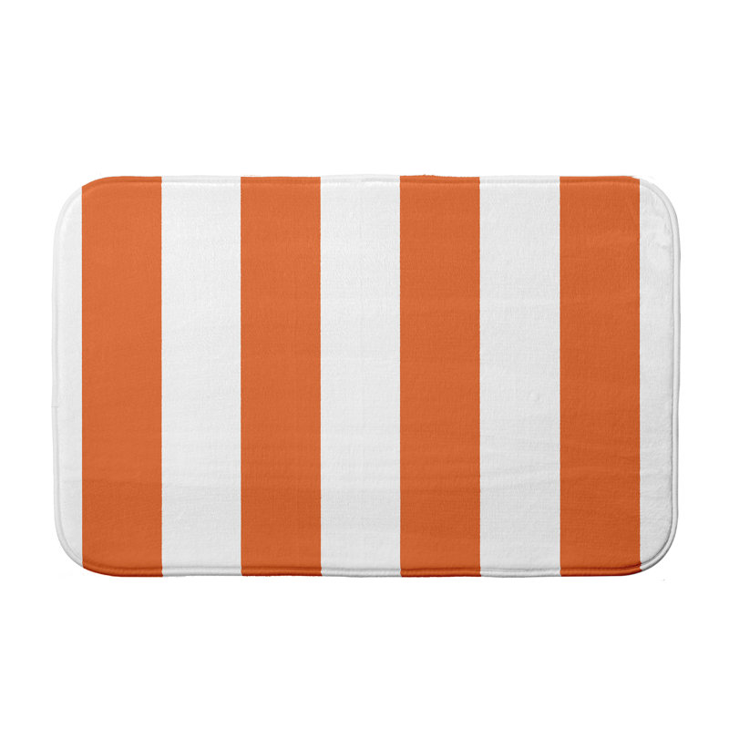 Tapis de bain Crowborough, l 34 po x L 21 po, Orange
