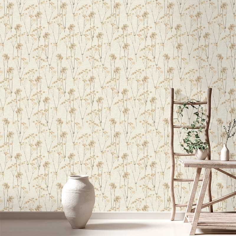 Papier peint Spry, Crème