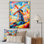 «Neo-Fauvist Wind Mill», impression sur toile