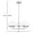Avoca 5 - Light Dimmable Modern Linear Chandelier-472316520
