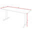 Neyland Cain T-Base Training Table and 2 Stacking Chairs-32520324-32520330-32520329