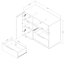 Commode combinée 2 tiroirs Bukowski-2010629188