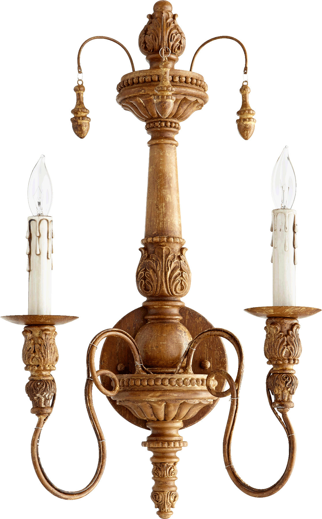 Laurel Foundry Modern Farmhouse® Solange 2-Light Candle Wall Light & Reviews | Wayfair