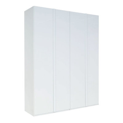 Italia 4 Door Manufactured Wood Wardrobe