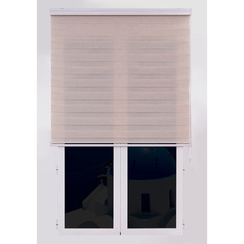 Semi Sheer Zebra Shades, 250 cm L x 120 cm W, Grey