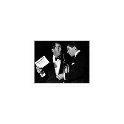 Dean Martin with Jerry Lewis Performing on Stage - Unframed Photograph -  Globe Photos Entertainment & Media, 4823676_2016