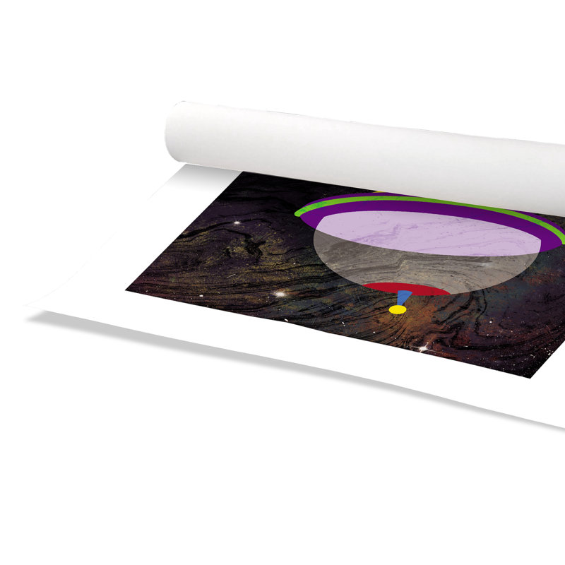 Impression sur papier roulée «Spaceship Adventure Three», H 16 po x l 16 po x P 1 po, Papier