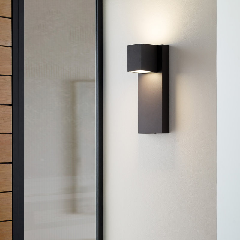 Quadrate LED Outdoor Flush Mount, Bronze