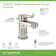 Solarity Single Handle Bathroom Sink Faucet With Push Pop Drain