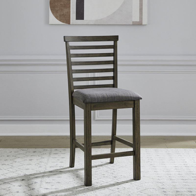 Chaise de comptoir Uph, Brun