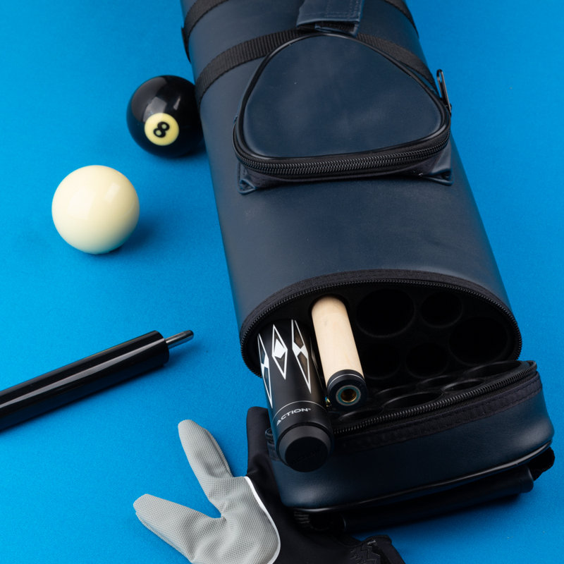3/5 Hard Pool Cue Case, Blue