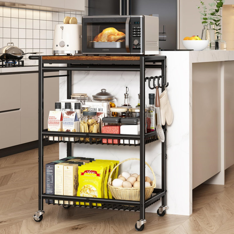 Multifunctional Rolling Kitchen Cart