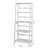 Lekendric Ladder Bookcase