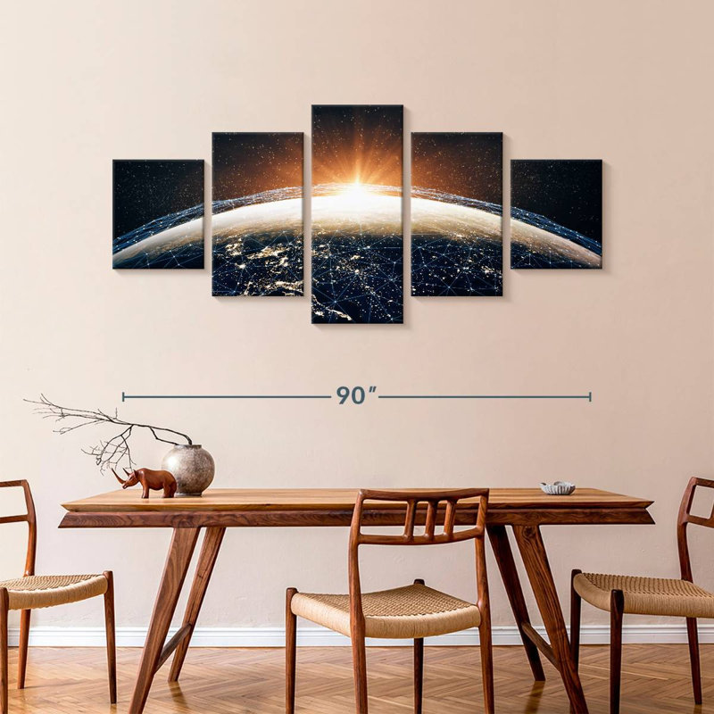 Digital World, 42" H x 92" W