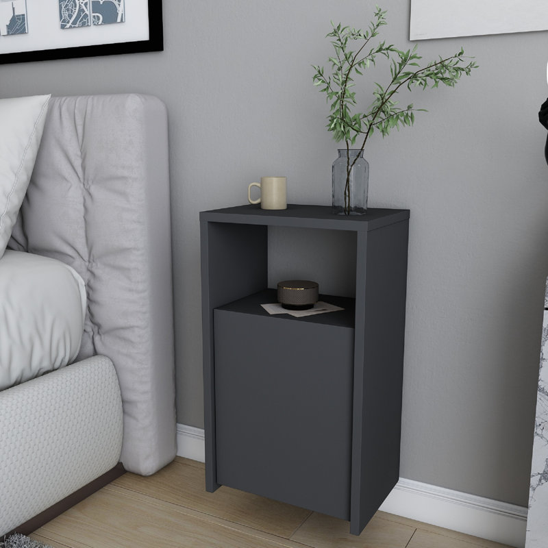 Table de chevet Carlin, Anthracite
