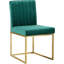 Chaise d'appoint rembourrée en velours Amberdawn-1602561294-1602561297