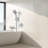 Lift-Up Diverter Bathtub Faucet With 6 Settings Handheld Shower (Rough-In Valve Not Included)-122461455
