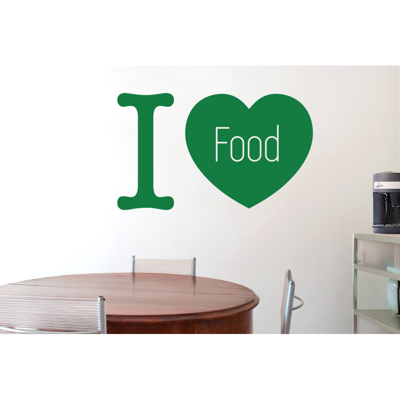 Food & Beverage Wall Decal, Green, Large