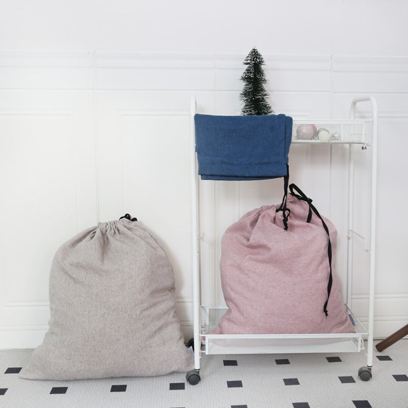 Portokalle Linen Blend Wash Bag, Linen