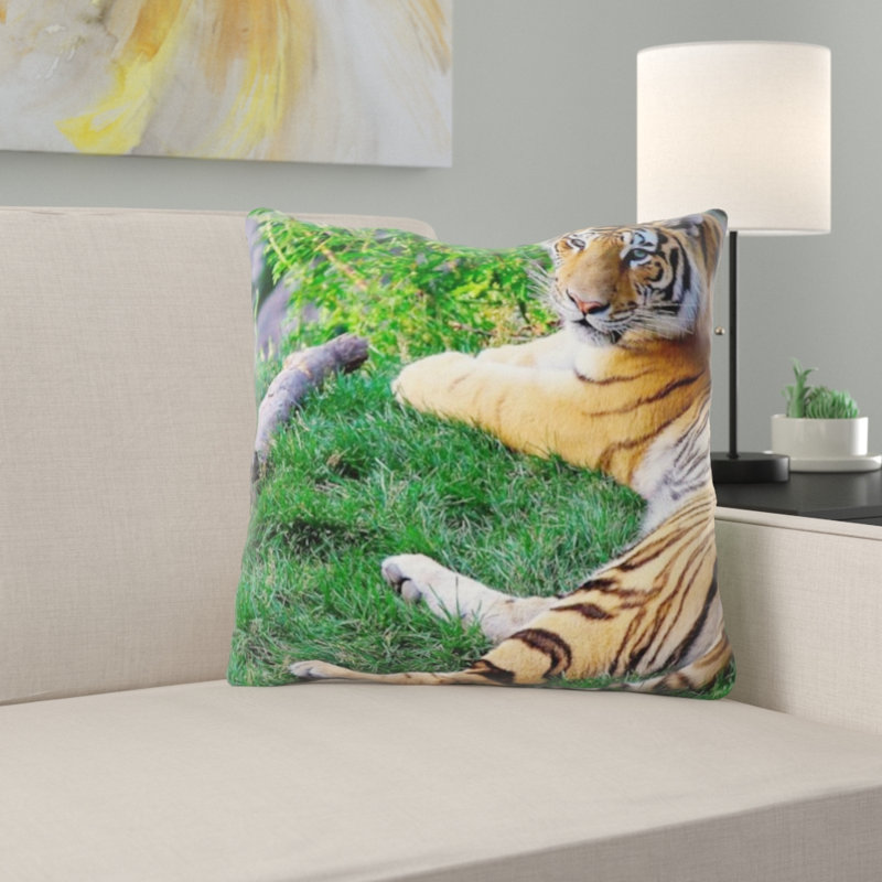 Coussin décoratif tiger bengal
