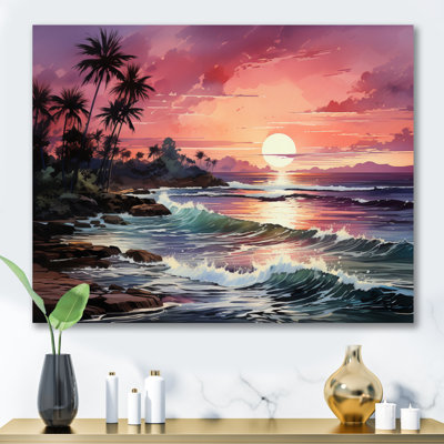 " Miami Pink Tropical Twilight "