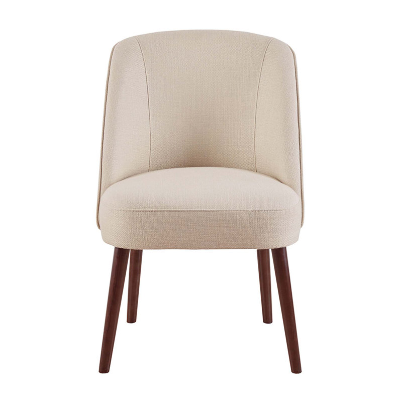 Bexley Rounded Back Dining Chair, Cream