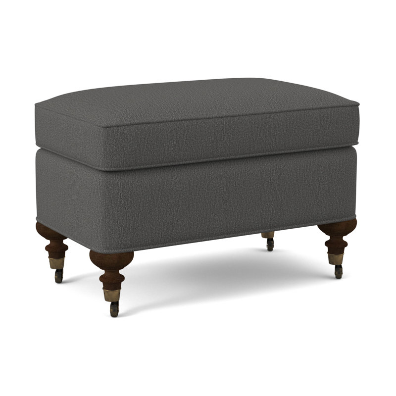 Devan Ottoman, Margaret Uniform, American Walnut