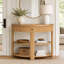 Console demi-lune avec tiroir Wilton-1206055987