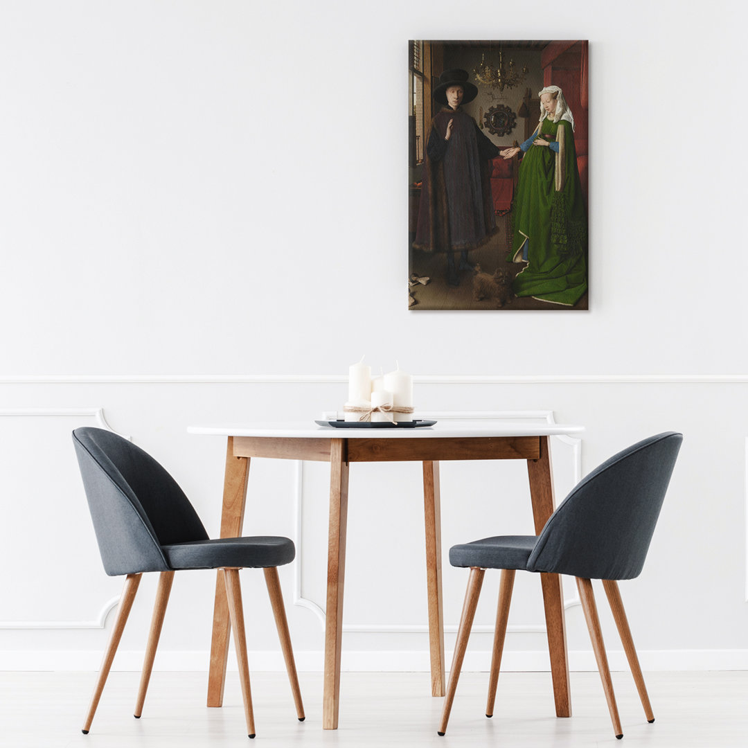 Leinwandbild The Arnolfini Portrait von Jan Van Eyck