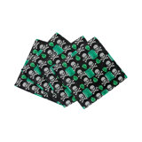Gem Emeralds Skull Cotton Sateen Cocktail Napkins